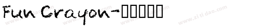 Fun Crayon字体转换